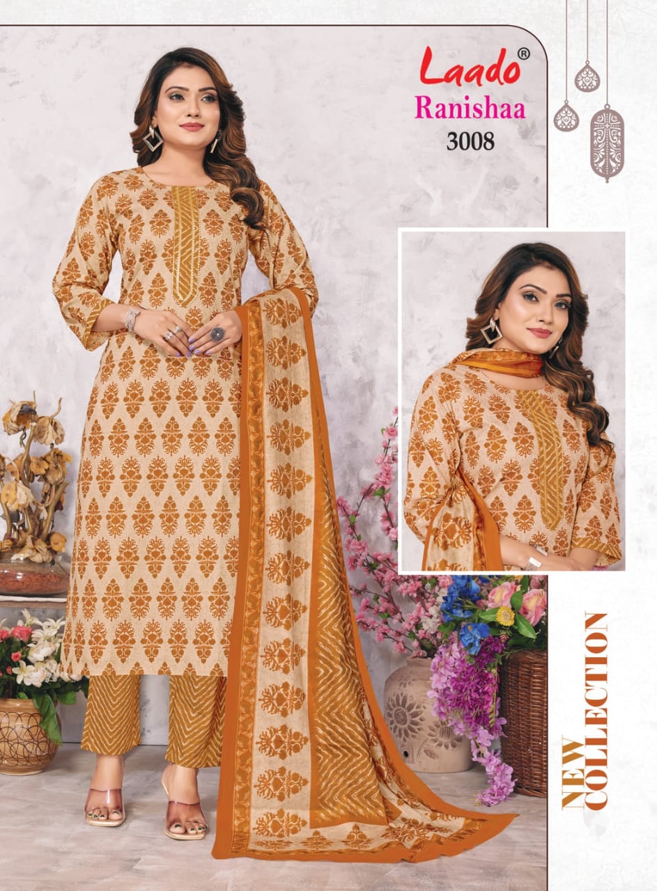 Laado Ranishaa Vol 3 Printed Jaipuri Readymade Suits
